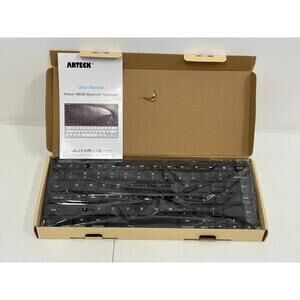 Arteck Ultra-Slim Keyboard Compatible with iPad 10.2-inch/iPad Air HB098-Black